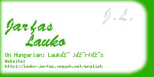 jarfas lauko business card